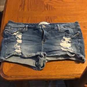 Torrid denim shorts